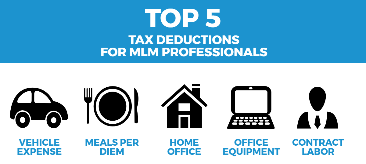 5 Best Tax Deductions for MLMs | Robinson Burnett and Associates Tax